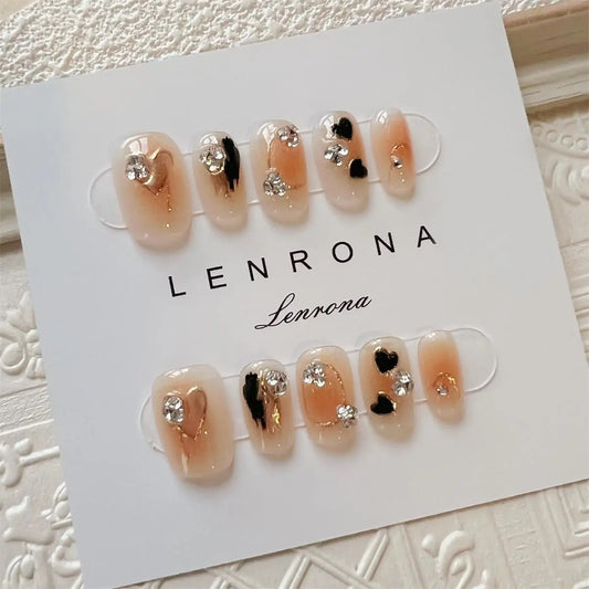 Iced Tea Sweetheart Press-On Nails