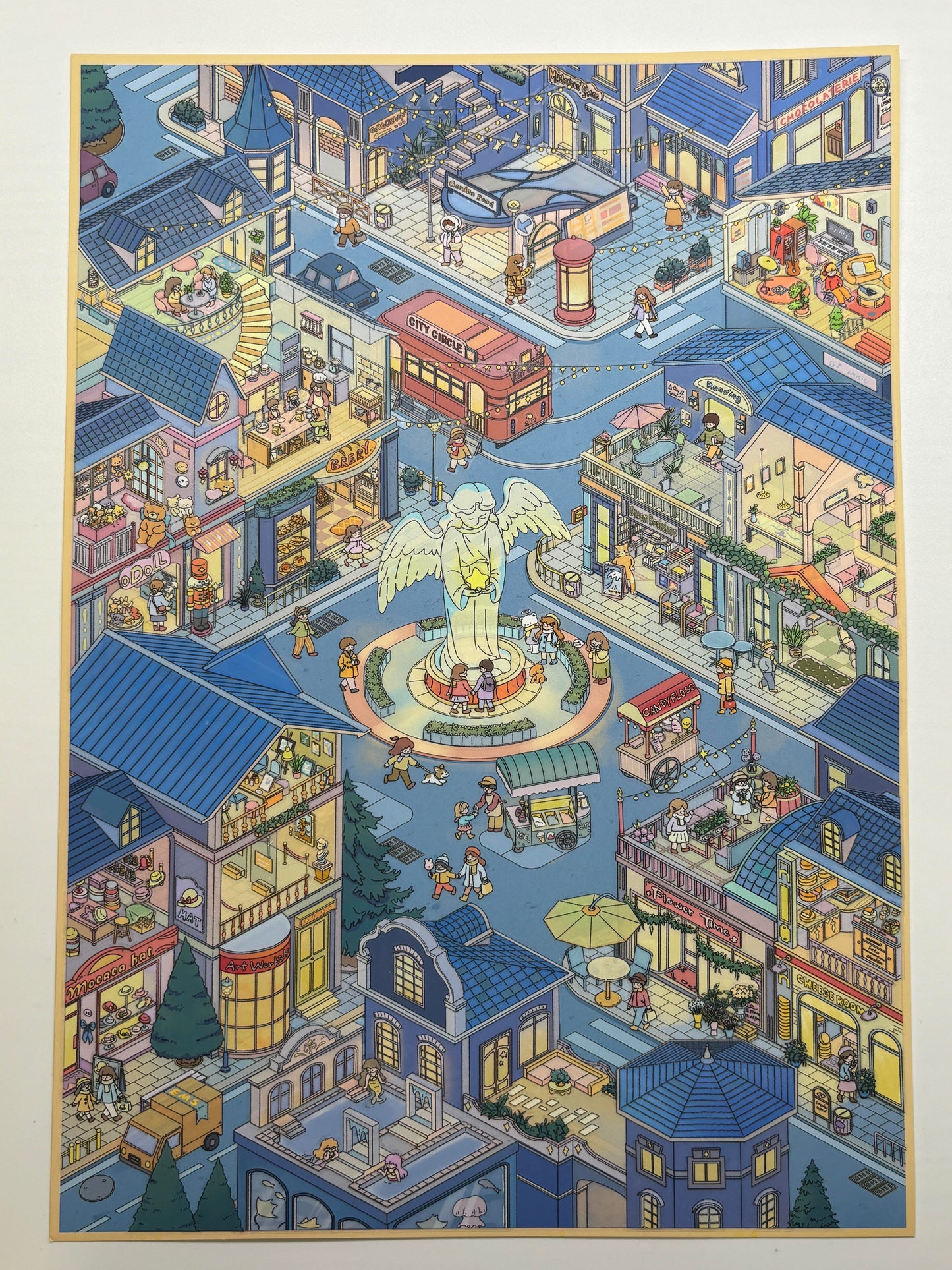 【Dreamscape Haven】Beautiful Miniature Sticker - 4 Scene Stickers