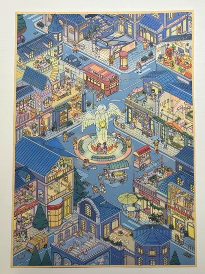 【Dreamscape Haven】Beautiful Miniature Sticker - 4 Scene Stickers