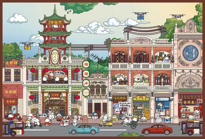 【Chick】All in 5 pcs--3D sticker - 5 Scene Stickers (13.6*20cm)