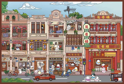 【Chick】All in 5 pcs--3D sticker - 5 Scene Stickers (13.6*20cm)