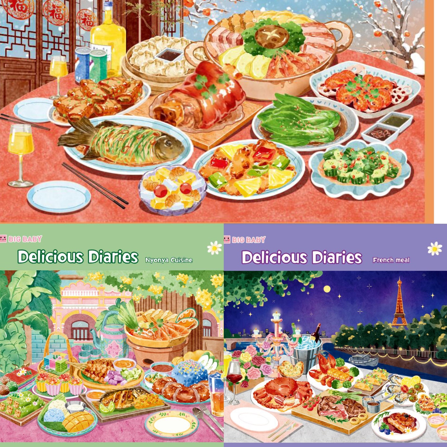 【Food】All in 3 Sets - 3D DIY Food Sticker