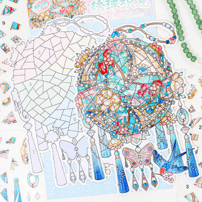 【Puzzle】 3D DIY Relaxing Sticker - 3 Scene Stickers (18.2*28.9cm)