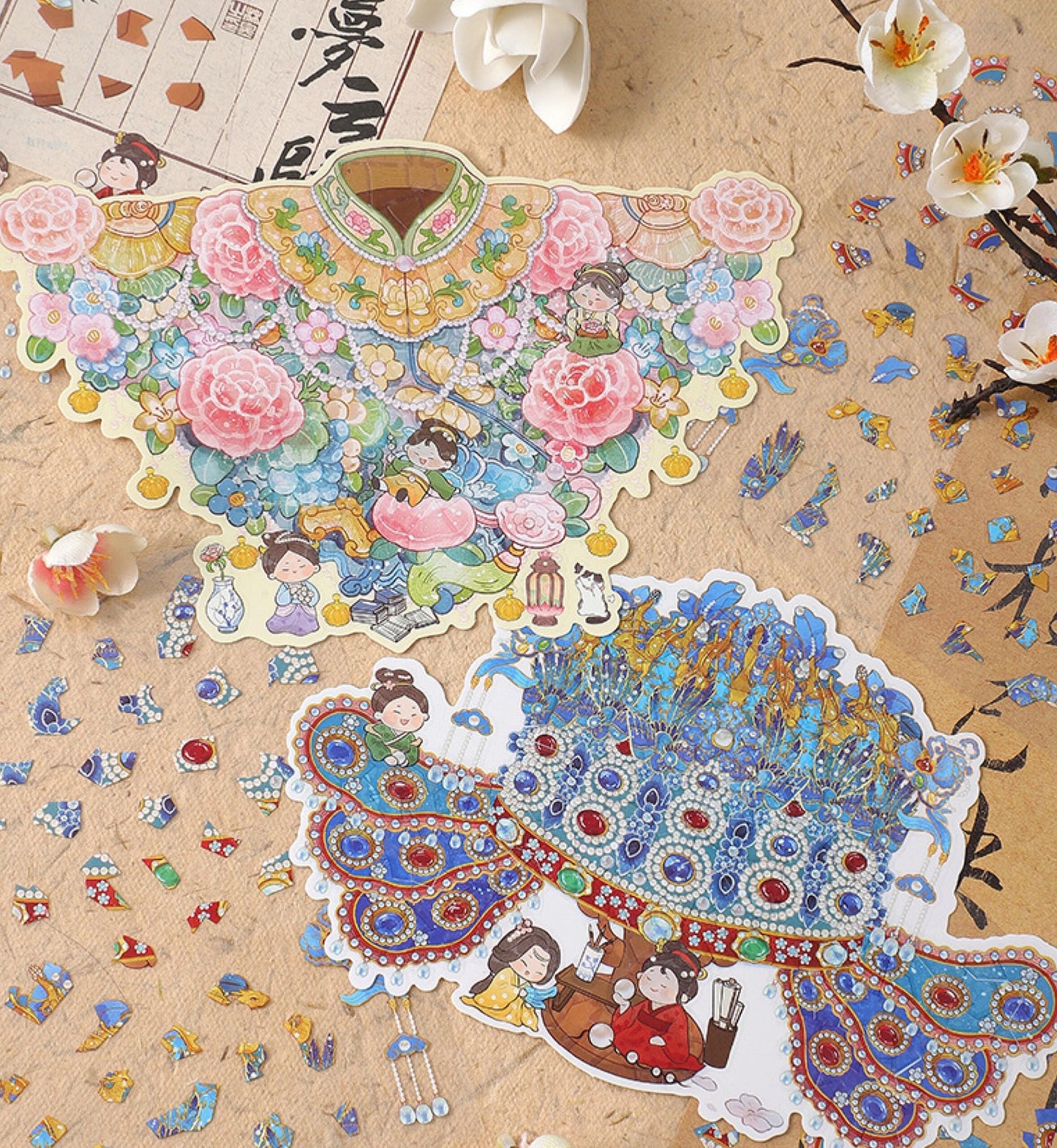 【Puzzle】All in 4 Sets Stickers (19*29cm)