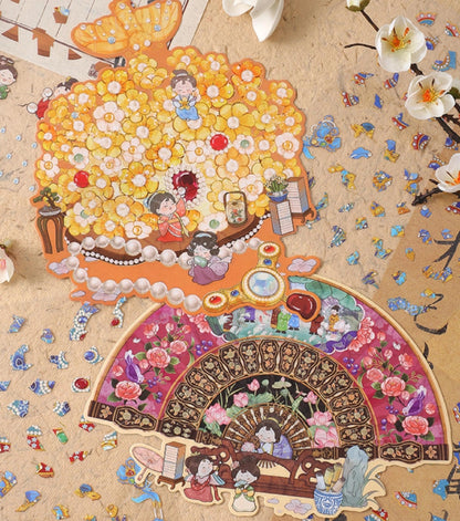 【Puzzle】All in 4 Sets Stickers (19*29cm)