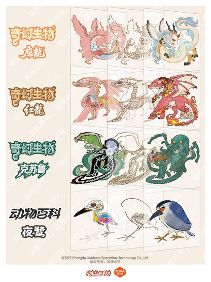 【Anatomical Restoration Series】 3D DIY Sticker - 4 Scene Stickers