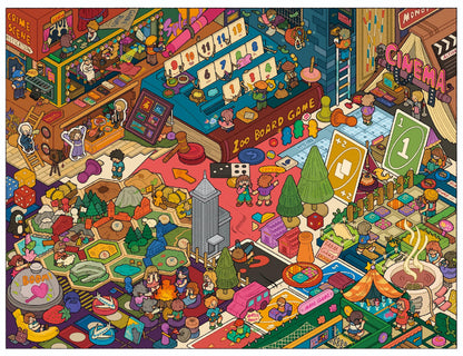 【D7】3D DIY Magic Scene Sticker - 4 Miniature Stickers