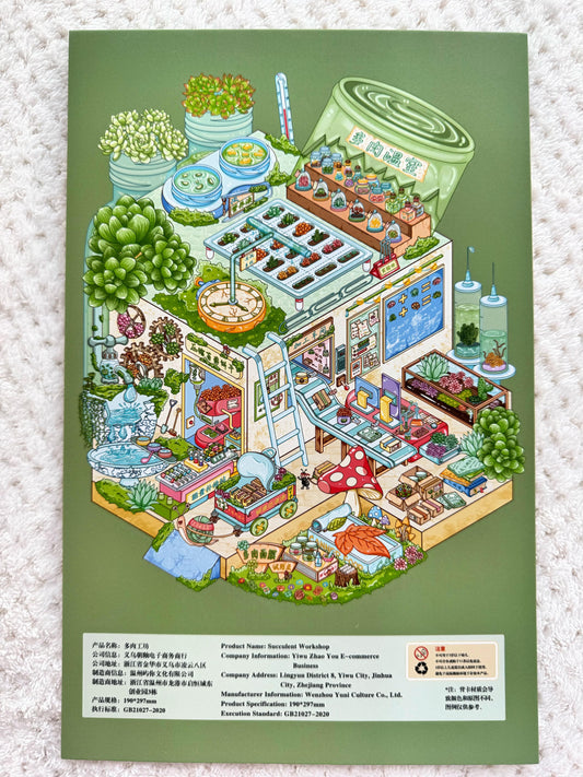 【D8】3D DIY Scene Sticker - 3 Miniature Stickers