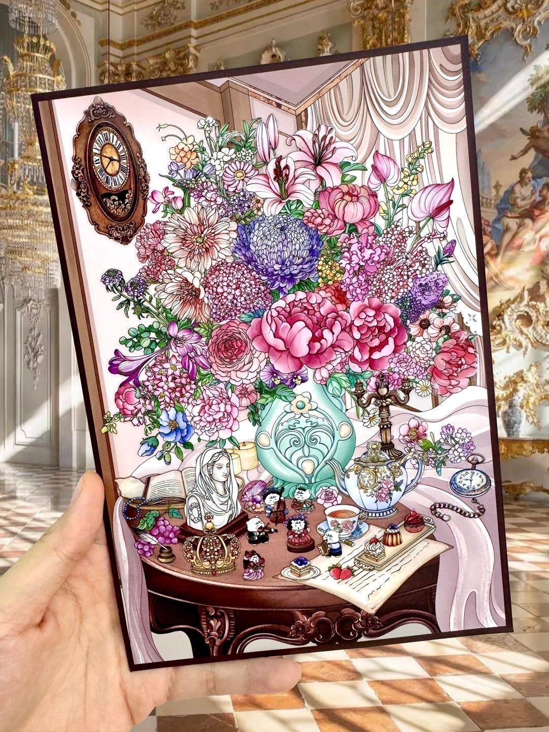 【D9】3D DIY Scene Sticker - 6 Miniature Stickers