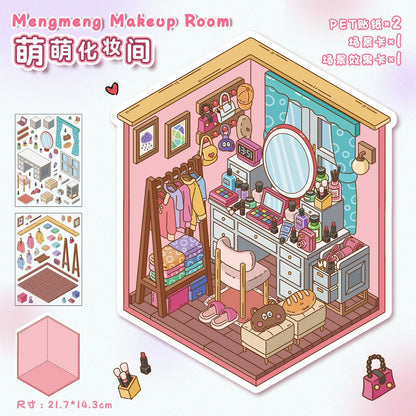 16 Beginner Relaxing Scene Sticker Sets