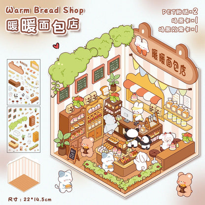 16 Beginner Relaxing Scene Sticker Sets