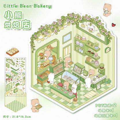16 Beginner Relaxing Scene Sticker Sets