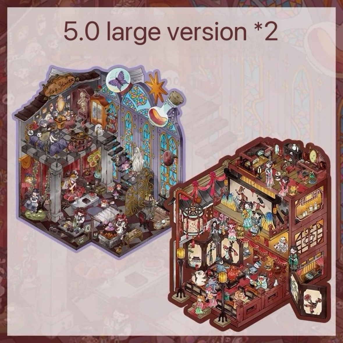 Horror Halloween Series Big Size DIY 3D Sticker -- 2 sets Horror Stickers