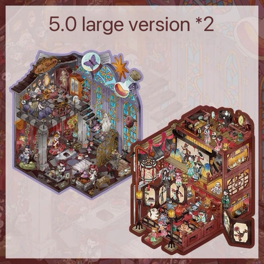 Horror Halloween Series Big Size DIY 3D Sticker -- 2 sets Horror Stickers