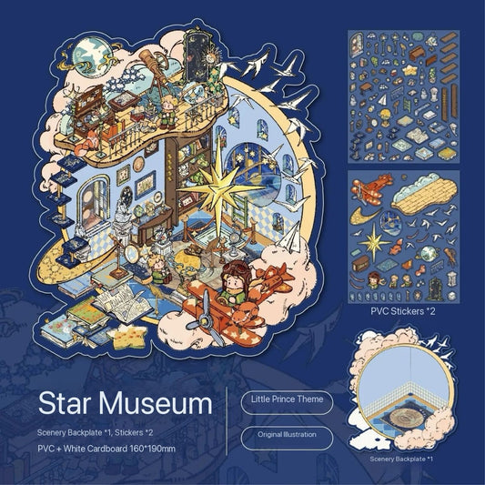 Little Prince Theme Beautiful 3D stickers