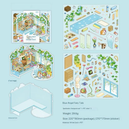 My Secret Cozy Space DIY Colorful Stickers