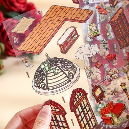 Little Prince Theme Beautiful 3D stickers