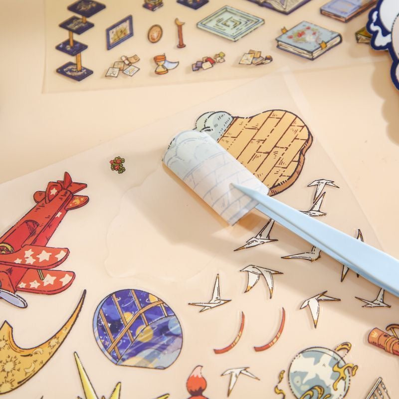 Little Prince Theme Beautiful 3D stickers
