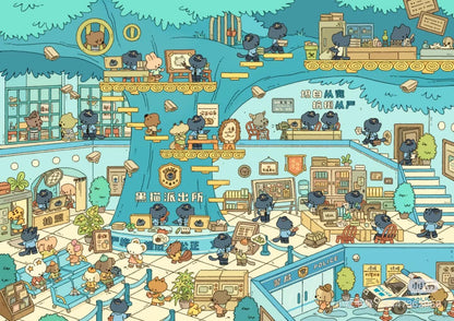 【Fantasy World】Large 3D DIY Sticker - 3 Miniature Scene Stickers (20*30.5cm)