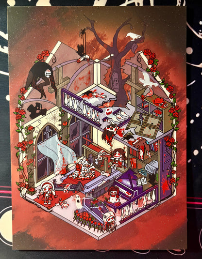 【Halloween Style】4 sets Miniature Stickers(14.5*20cm)