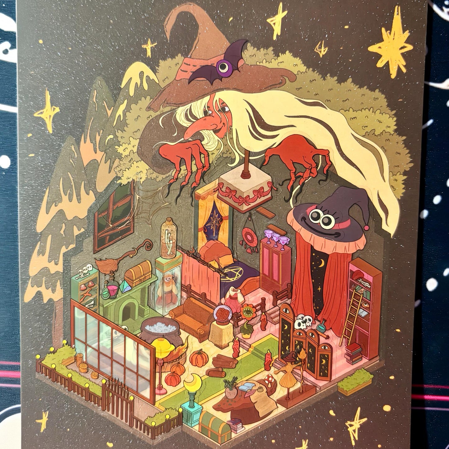 【Halloween Style】4 sets Miniature Stickers(14.5*20cm)