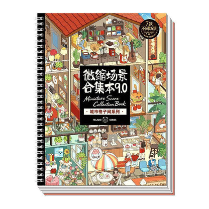 【Tiladuo9.0】Sticker book with 7 sticker scenes